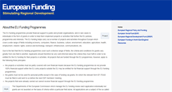 Desktop Screenshot of europeanfundingne.co.uk